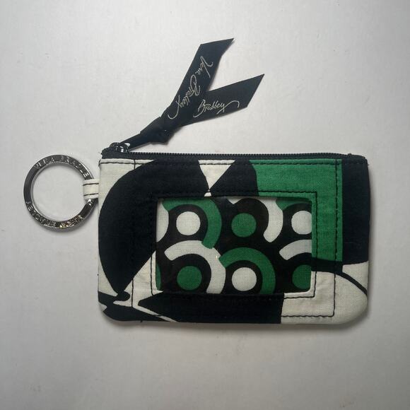 Vera Bradley Women's Imperial Rose Floral Print Zip ID Wallet - Picture 1 of 3